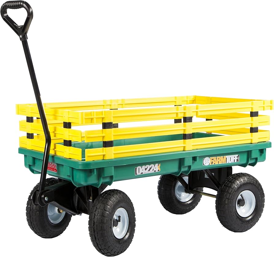 Farm wagon for tractor hauling