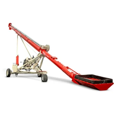 Grain auger for moving grain
