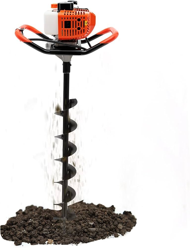 Gas-Powered Earth Auger (Post Hole Digger)